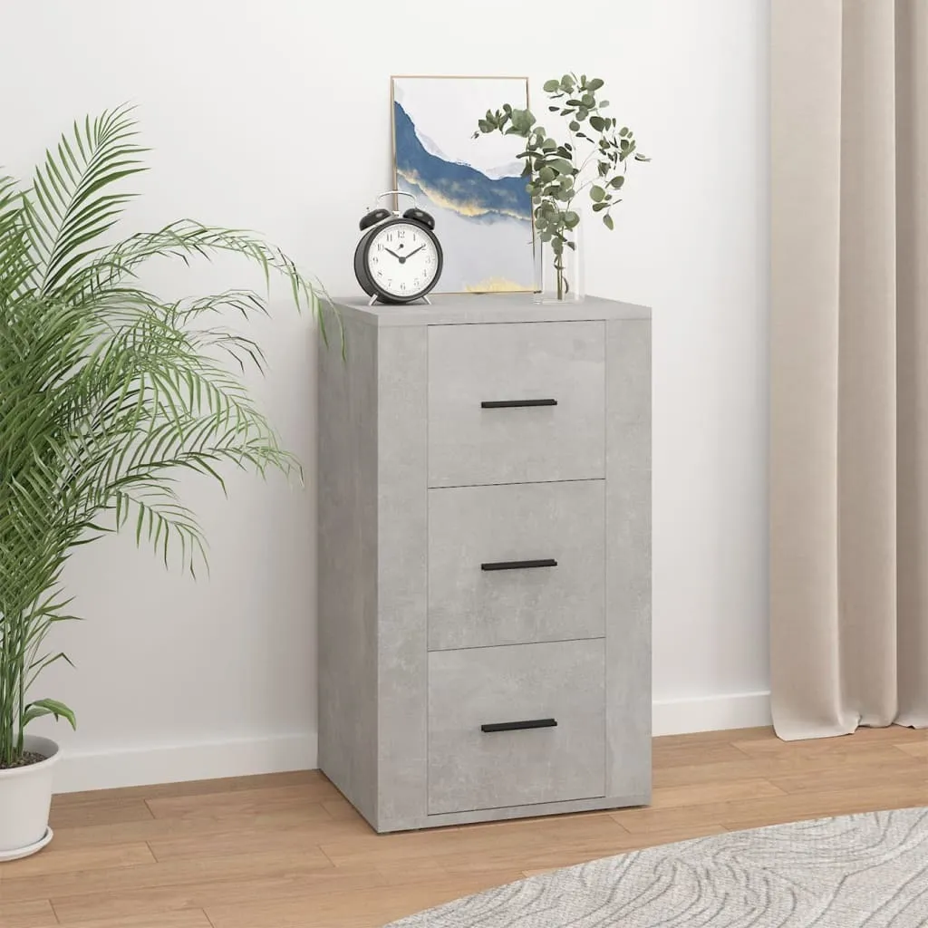 Offerta Credenza Cemento Grigio 40x33x70 cm | Mobiletto Octo Legno