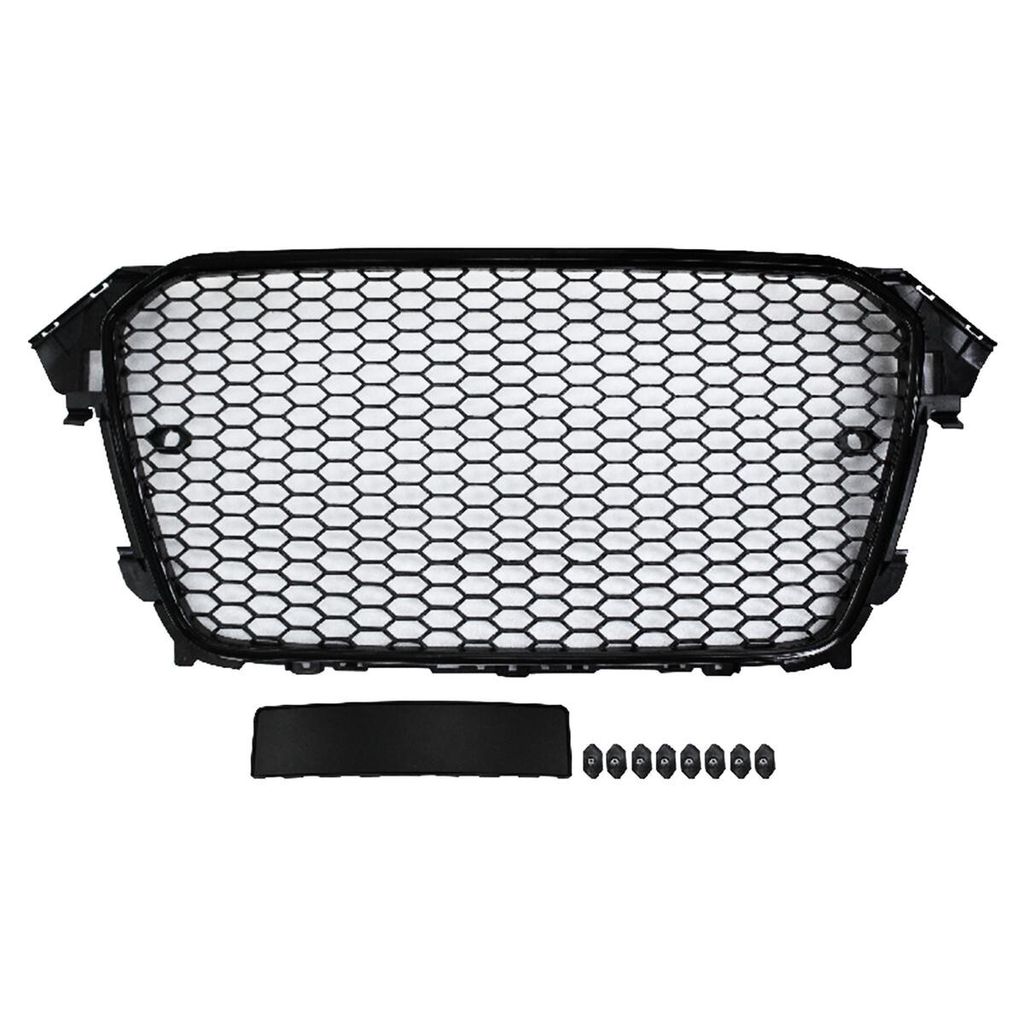 JOM 5311005JOE Kühlergrill Frontgrill für AUDI A4 Avant (8K5, B8) Vorne Schwarz