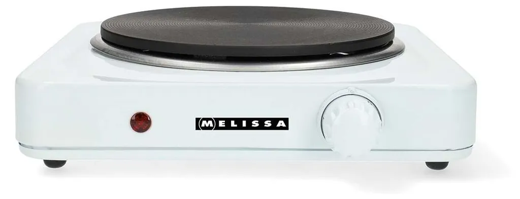 Plaque de Cuisson Électrique Melissa 1500W Haute Performance Ø 18,5 cm Blanc