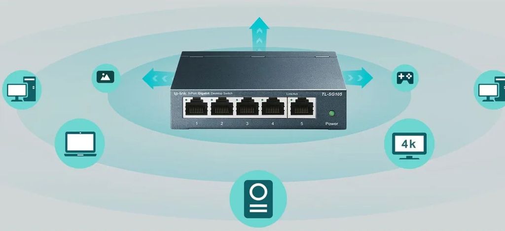 TP-Link TL-SG105 5portový prepínač Obrázok produktu 18