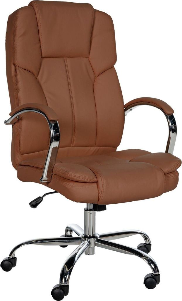 Ergonomischer Bürostuhl - Komfortstuhl - XXL-Sitzbreite, starke Beanspruchung | Farbe: hellbraun
