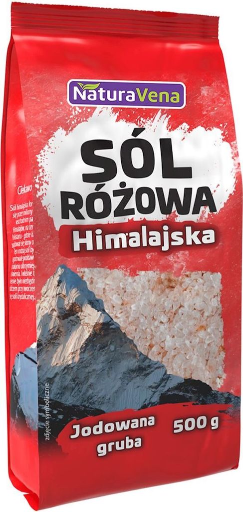 Rosa Salz, grob gemahlen, jodiert, 500 g – NATURAVENA Produktbild 