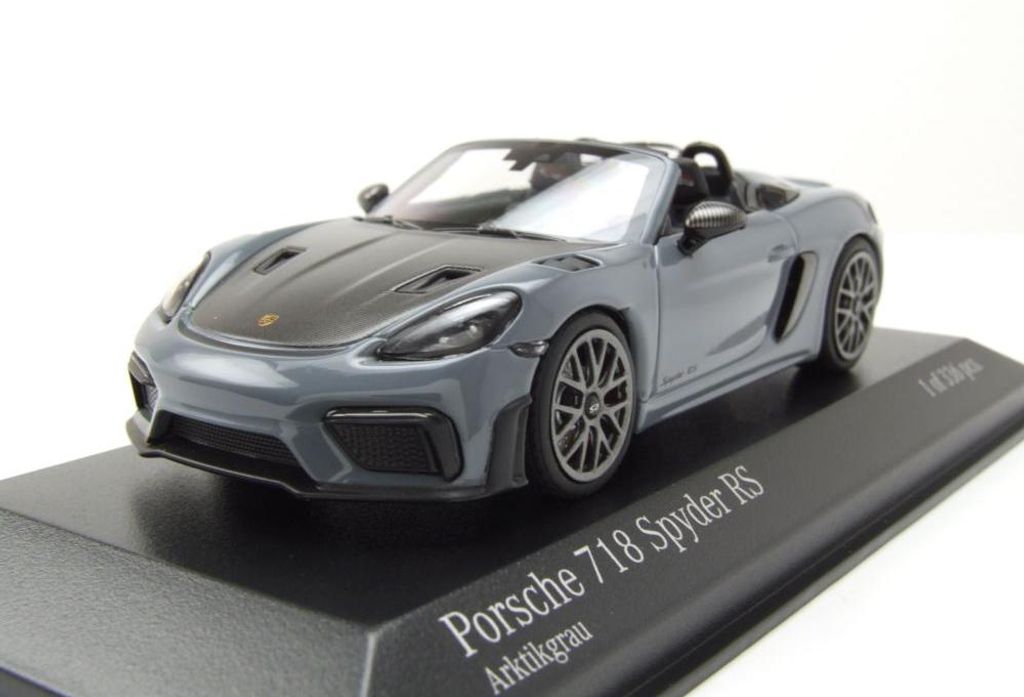 Minichamps 410063130 Porsche 718 Spyder RS Weissach Package 2023 grau 1:43