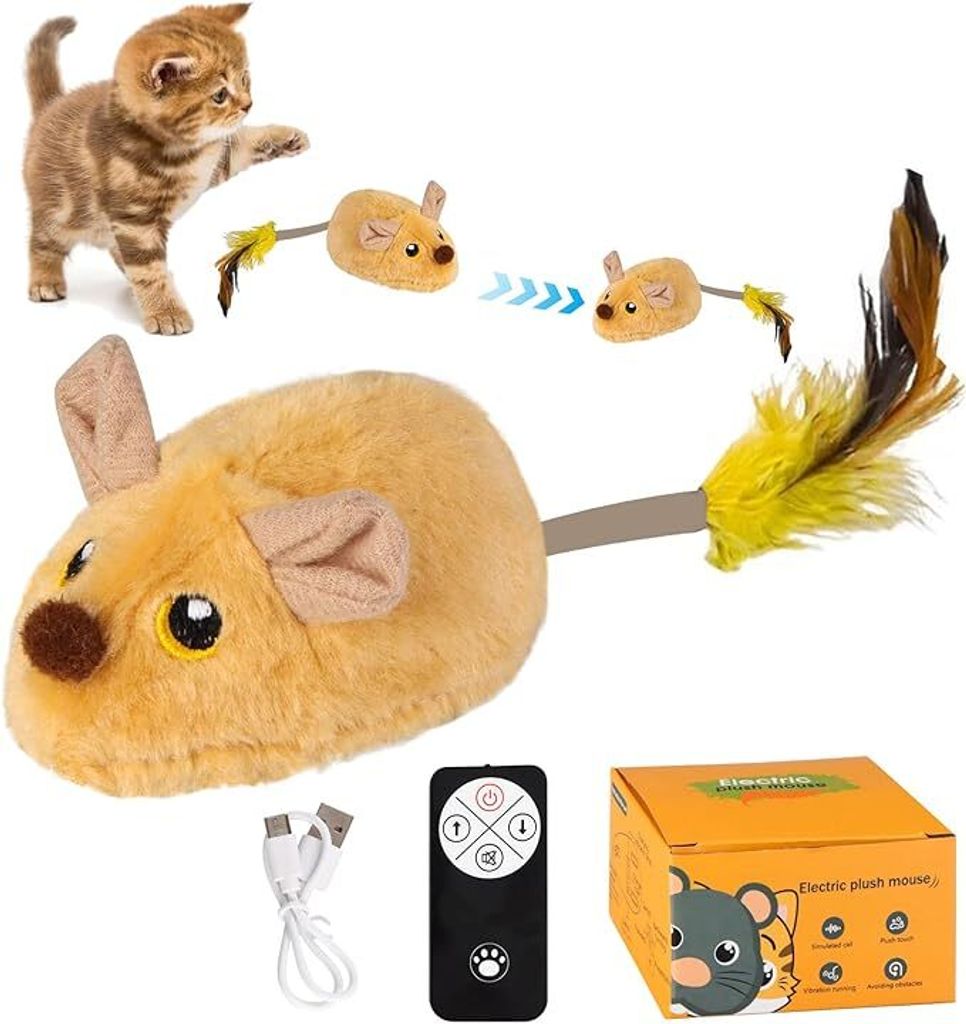 Intelligentes Katzenspielzeug, wiederaufladbare simulierte Produktbild 