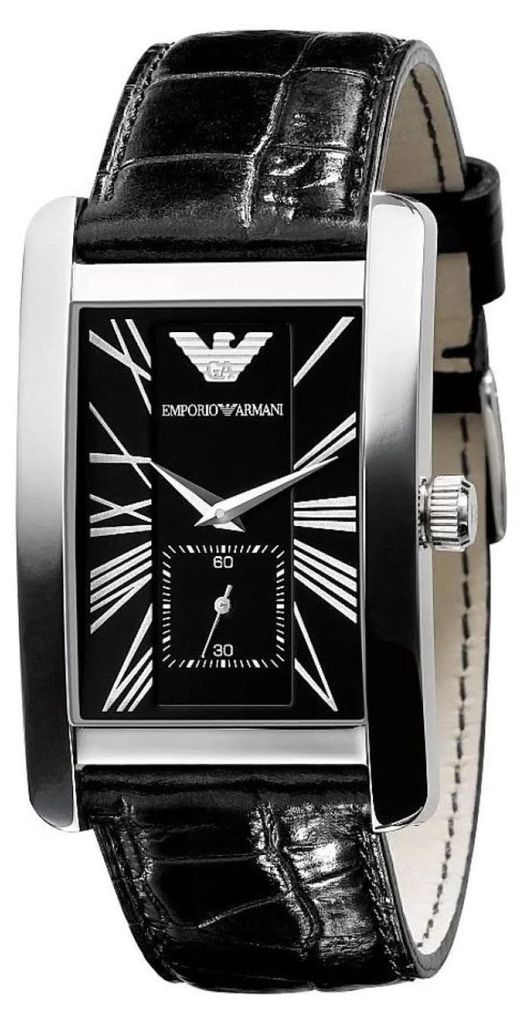 Emporio Armani Herrenuhr Schwarz AR0143 Produktbild 