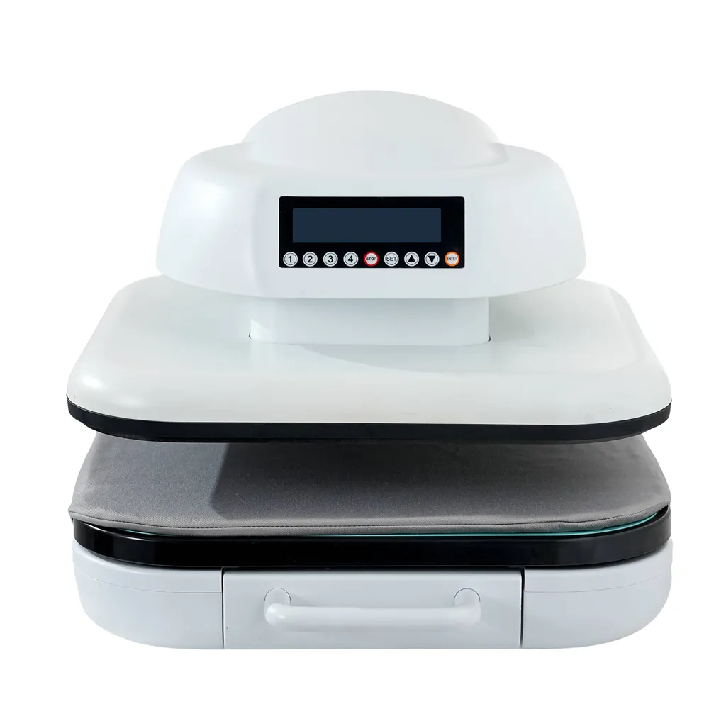 Presse chauffante rapide 15x15 pouces avec fonction mémoire intelligente