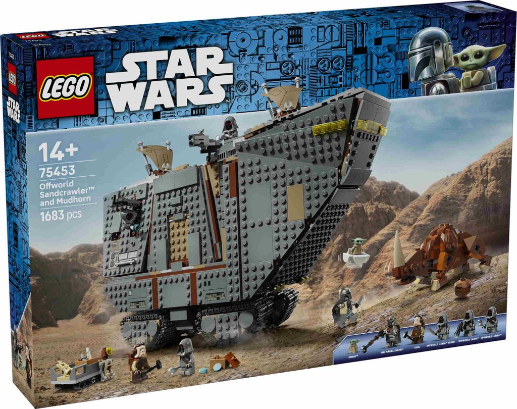 LEGO Star Wars 75453 Offworld Sandkrawler en Schlammhorn - Productafbeelding 