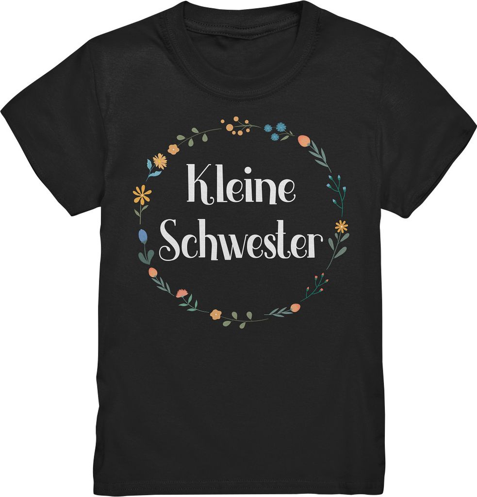 Kleine Schwester T-Shirt Blumenkranz Kleine Schwester Produktbild 