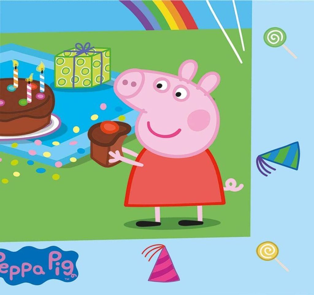 20 Servietten Peppa Pig 33x33cm 3-lagig Produktbild 