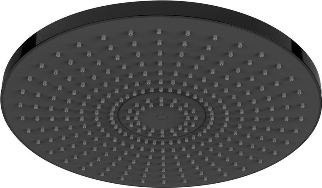 Kopfbrause, Durch. 300mm, ABS/Schwarz matt