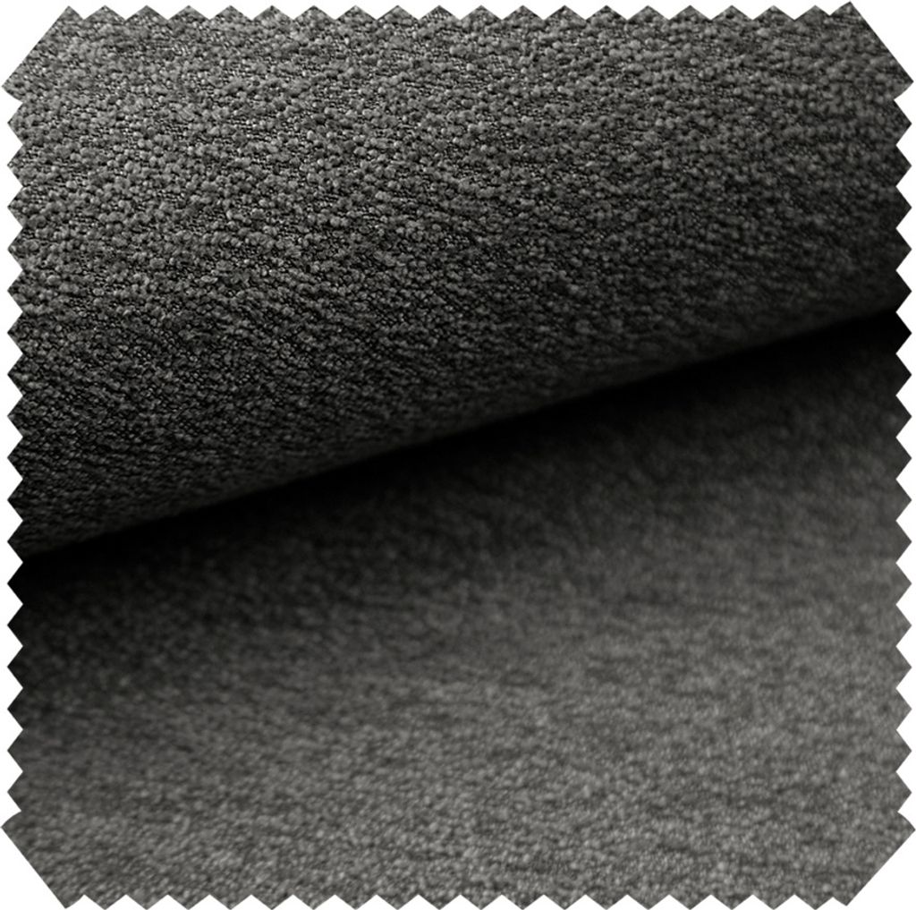 novely MOERS - Feiner Bouclé-Polsterstoff - Robuster Möbelstoff - Pflegeleichte Meterware 1lfm - Farbe: 07 Graphit
