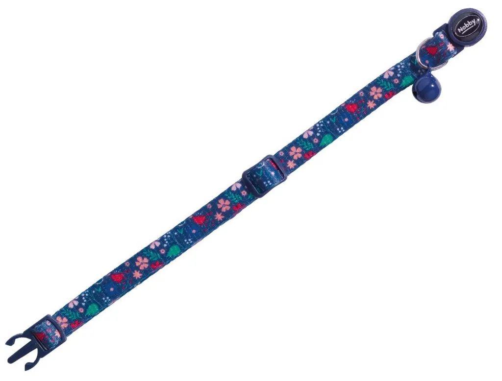 Collare per Gatti Nobby Fiore Blu Scuro | Accessorio Chic e Sicuro