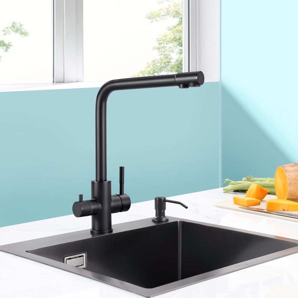 Cecipa MAX 3-Wege-KüchenarmaturTrinkwasserhahn, 360° Produktbild 