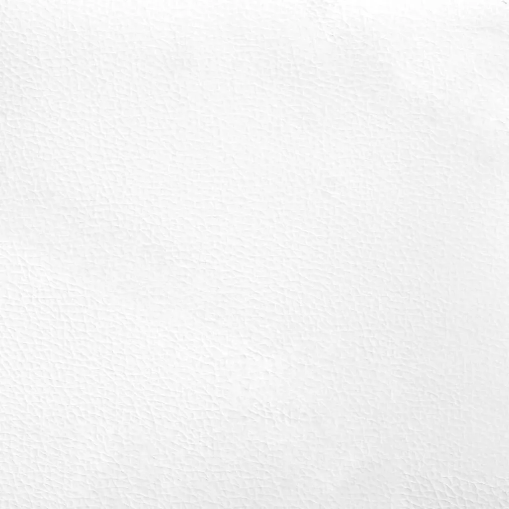 SYFAX™ Pouf Bianco e Legno Ingegnerizzato - 7