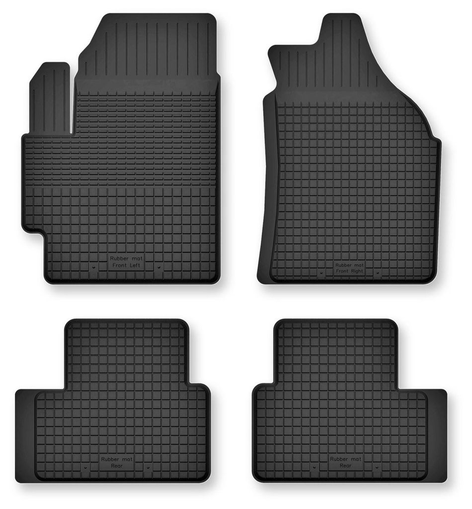 Gummi-Fußmatten für Chevrolet Spark III M300 2009-2015 Produktbild 