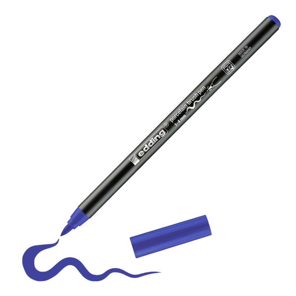 edding 4200 Porzellanpinselstift blau Produktbild 