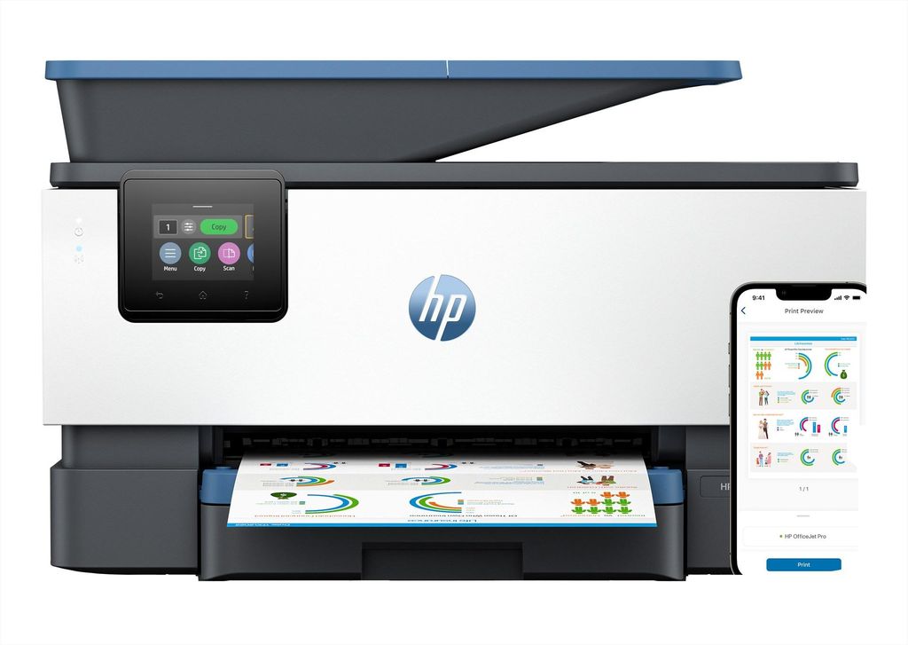 Imprimante Multifonction HP Officejet Pro 9125e Tout-en-Un Image du produit 