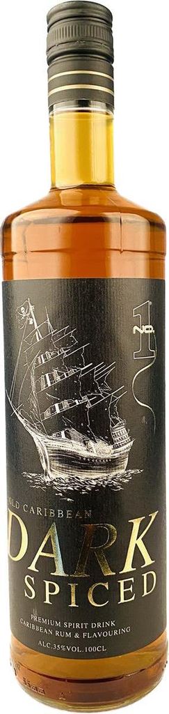 No.1 Old Caribbean DARK SPICED 35% Vol. 1l