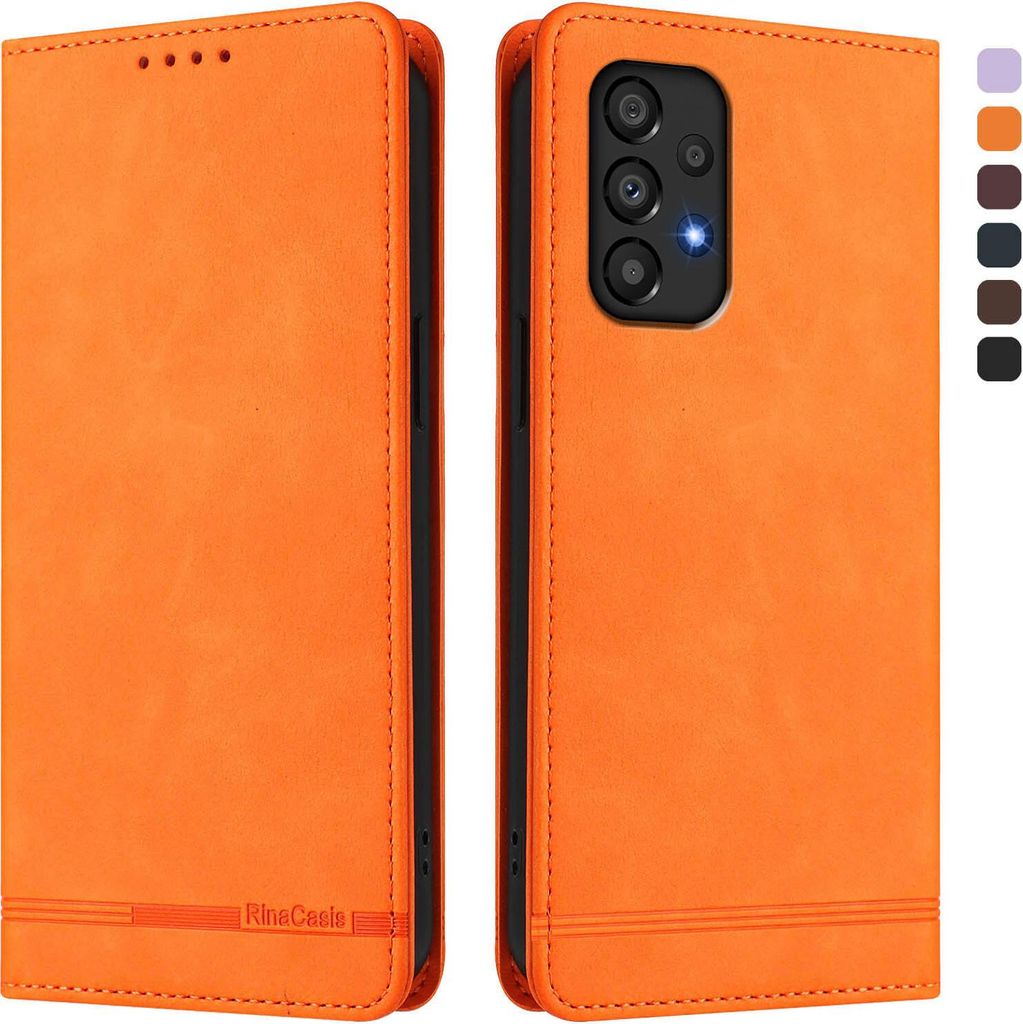 Hülle für Samsung Galaxy A33 5G, Retro Kunstleder Ständer Produktbild 
