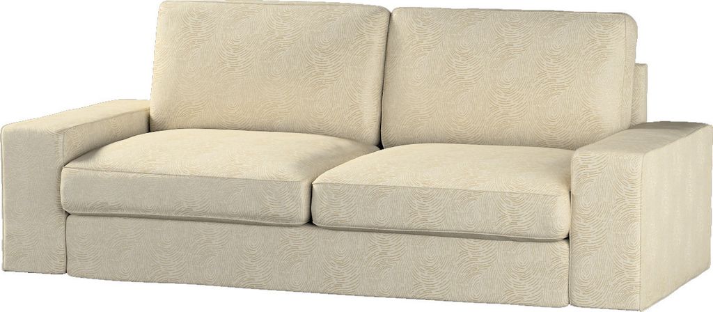 Dekoria Bezug für Kivik 3-Sitzer Sofa, beige-golden, Bezug für Sofa Kivik 3-Sitzer