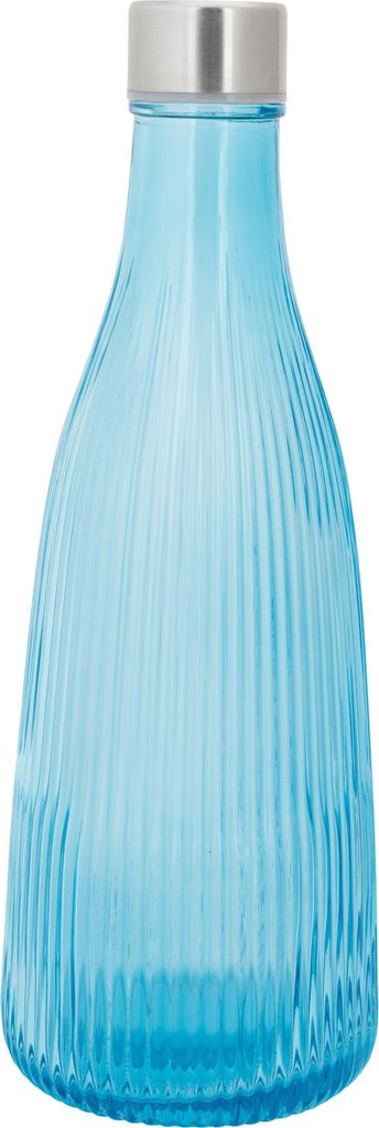 Cosy & Trendy Atla Glasflasche, Azurblau, 1 l