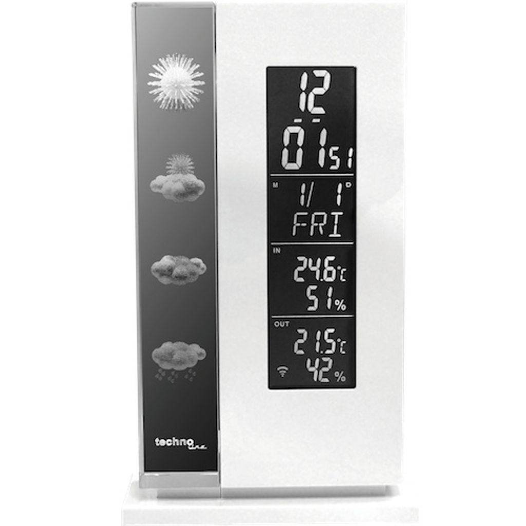 WS 6600 - Moderní meteostanice s barevnými LED diodami Obrázek produktu 