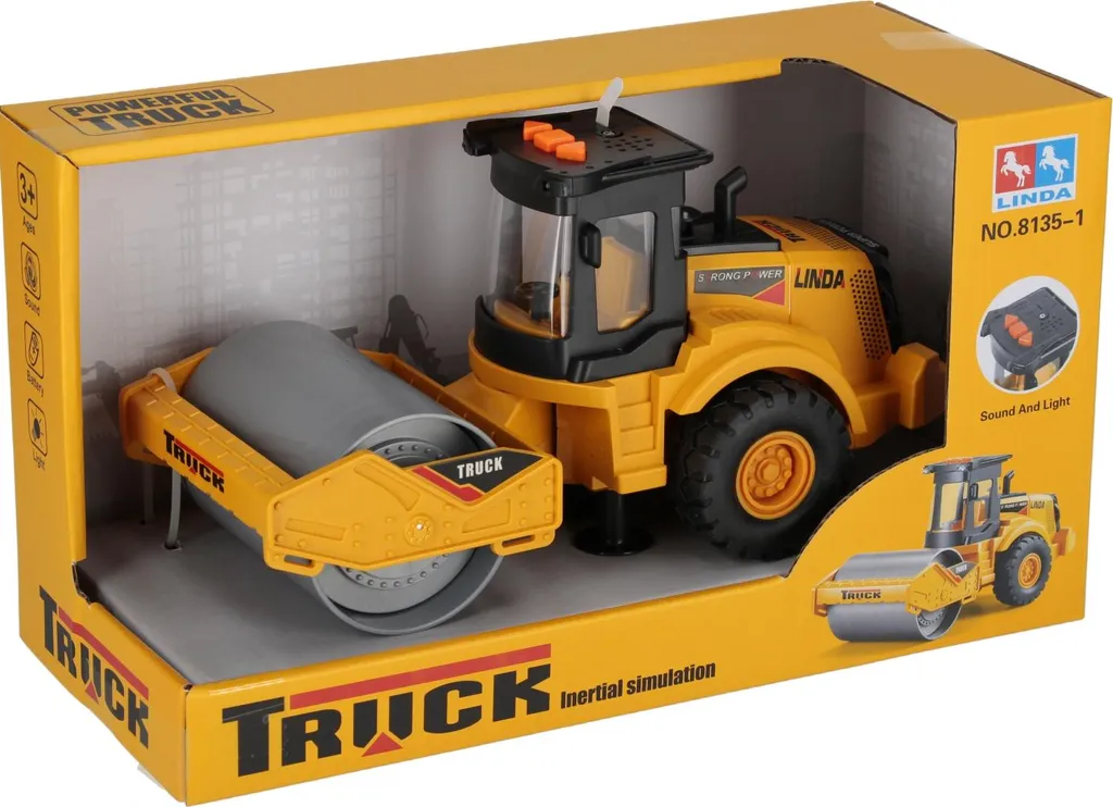 Rouleau de chantier Mega Creative incassable, jouet enfant sans bruit - 5