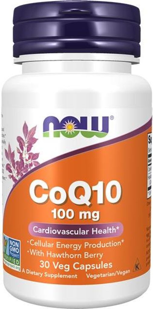 Coenzym Q10 (CoQ10) 100 mg mit Weißdornbeere 30 Veg-Kapseln Produktbild 