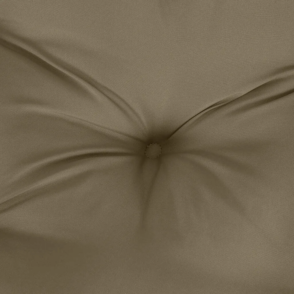 Cuscino Professionale vidaXL per Panchina 120x50x7 cm Melange Taupe - 6
