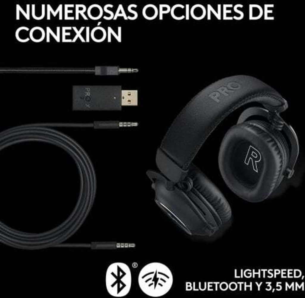 PRO X 2 LIGHTSPEED Kabelloses Gaming-Headset, Schwarz Produktbild 26