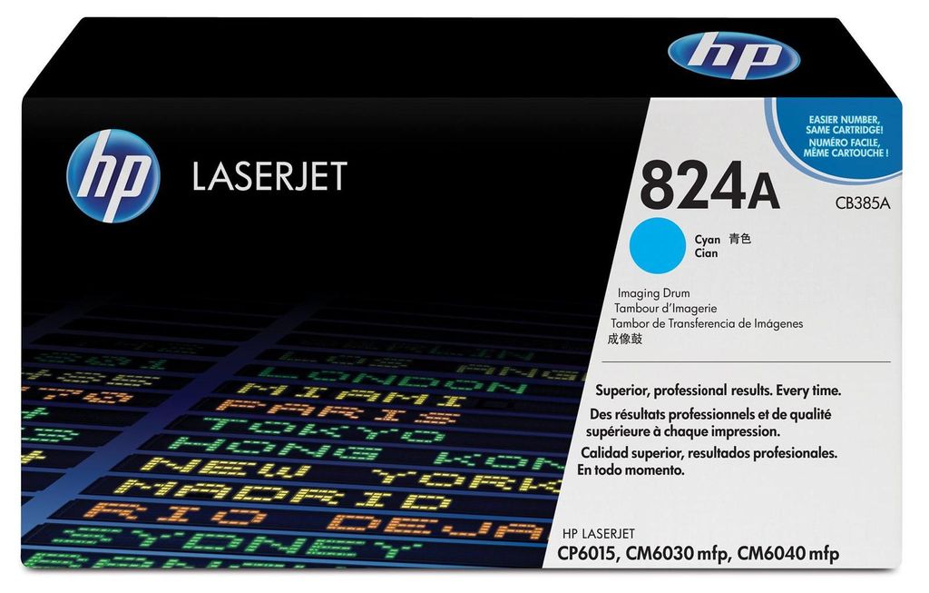Tamburo fotosensibile HP 824A Cyan LaserJet, Ciano, 1 Immagine del prodotto 
