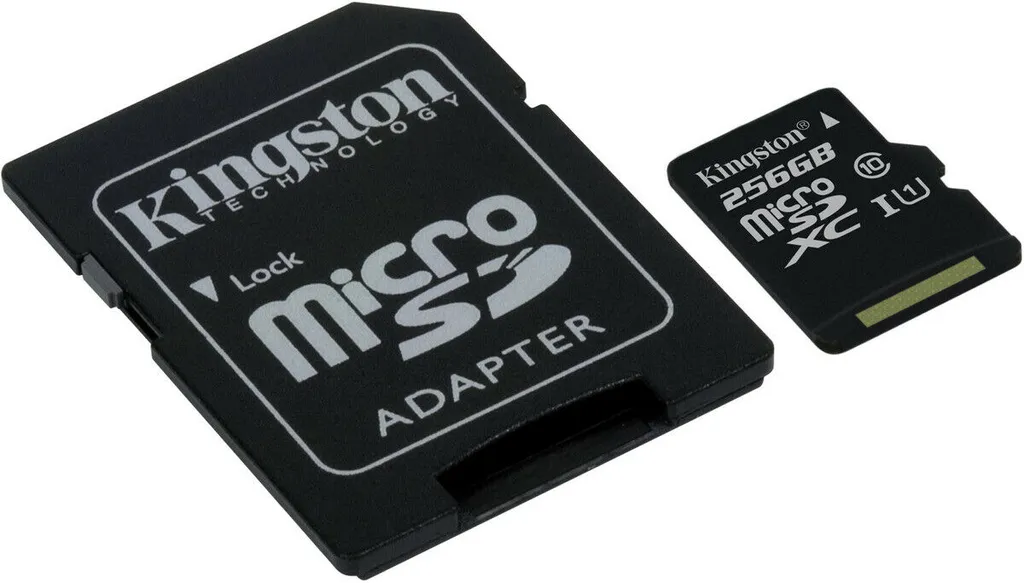 Carte MicroSD 256 Go Kingston Canvas Select pour Smartphone et Tablette - 6