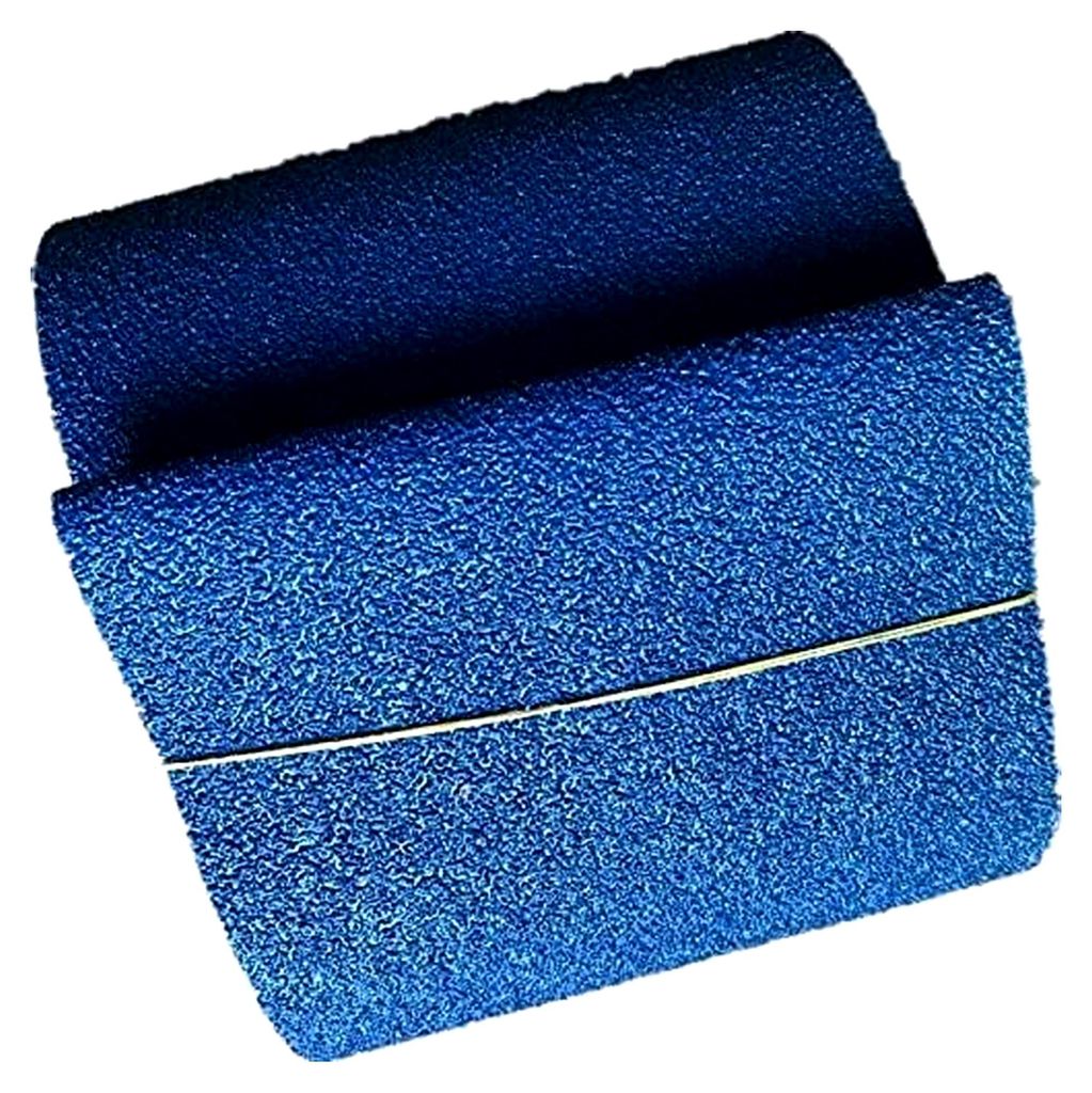 2 Stück Zirkoniumkorund Blauer Sandgürtel 1630 * 200mm 40# Titanlegierung Edelstahl Schweres Metall Schleif- und Poliergurtzubehör