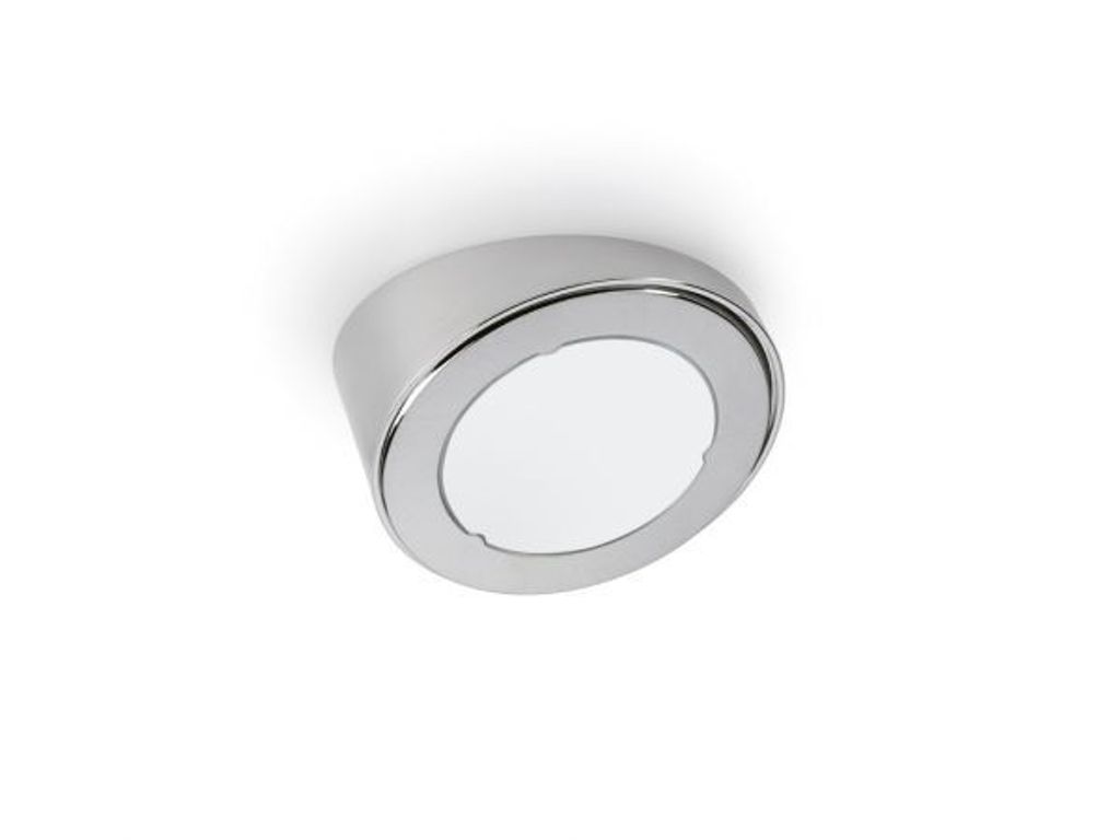 Slash LED, Aufbauleuchte, Einzelleuchte ohne Schalter, edelstahlfarbig