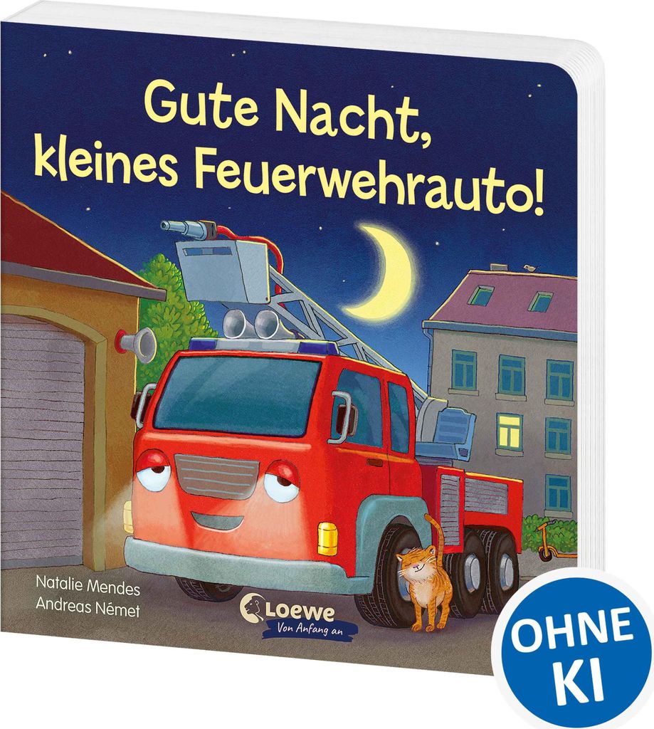 Gute Nacht, kleines Feuerwehrauto! Produktbild 