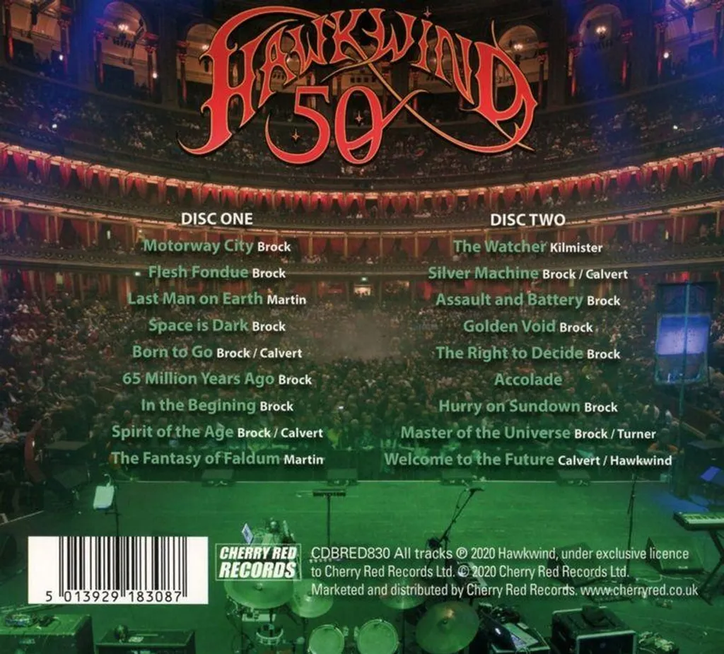 Album Hawkwind 50 Live CD pour Écoute Immersive et Soirée Rock - 2