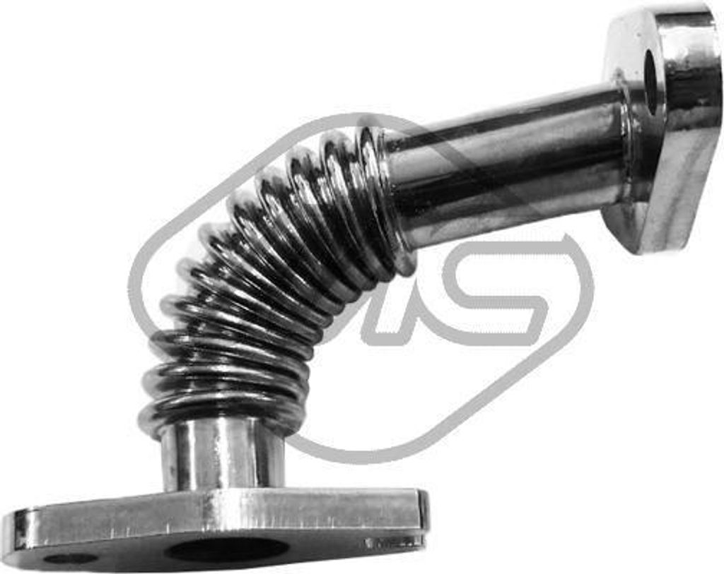 Metalcaucho 99814 Ölleitung, Turbolader OE 55195668 kompatibel mit Combo, Punto, Grande Punto, Doblo, 500L, Mito