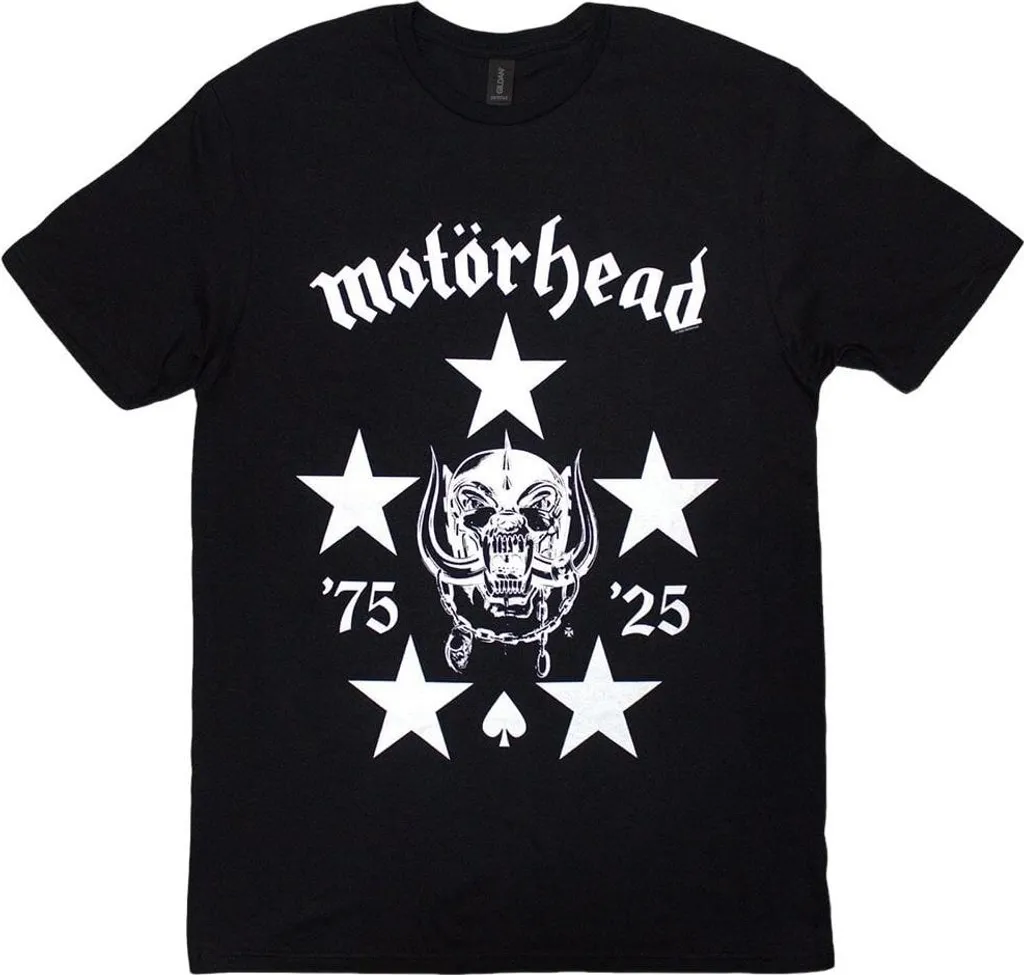 Vêtement Rock Motörhead T-shirt 50 Ans BMG en Coton Noir Taille M