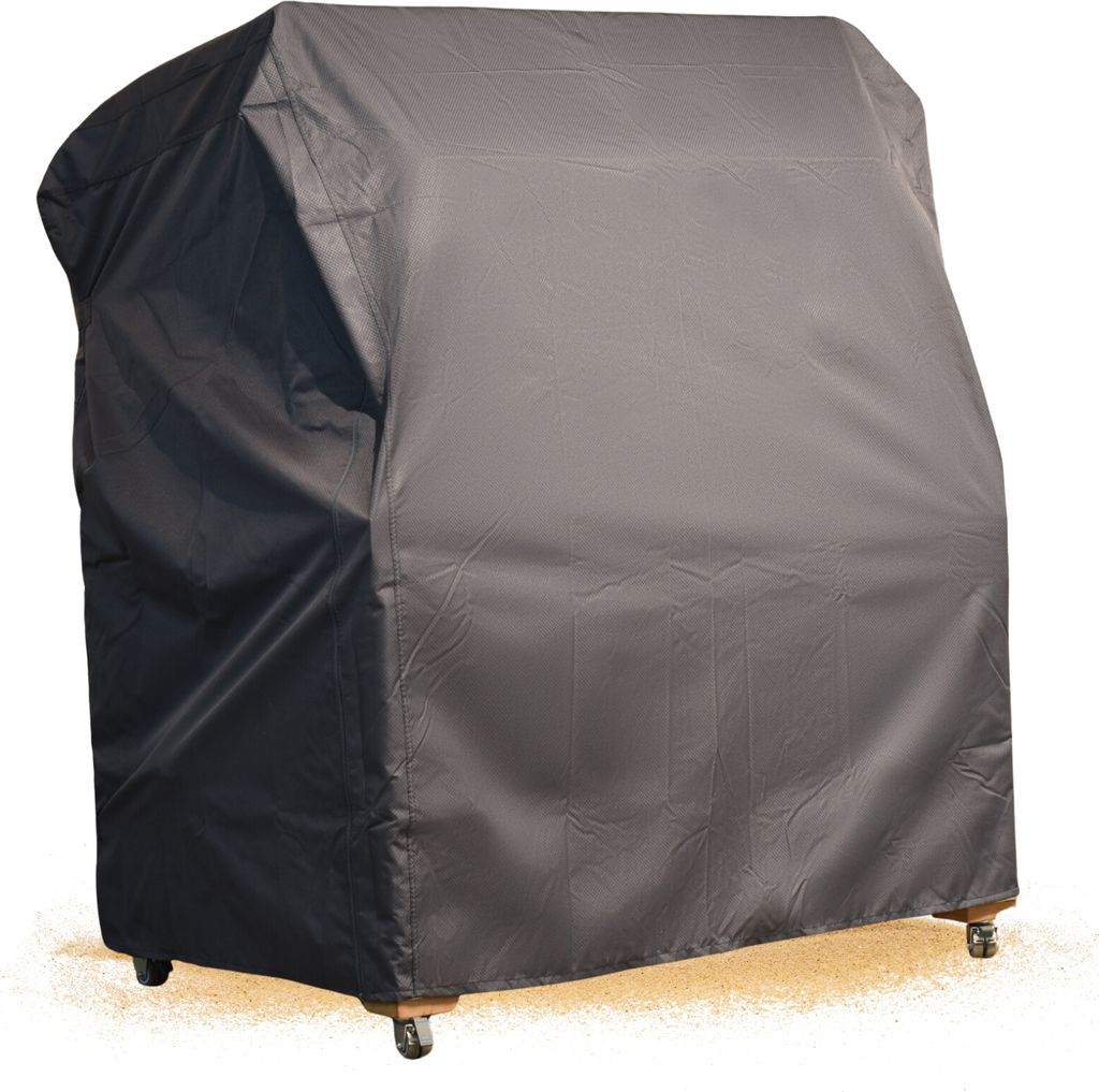 Strandkorb Schutzhülle winterfest von Strandkob Hanse 135cm breit - Premium Ripstop Technologie mit TPU Beschichtung, Reißfest, UV Beständig, an...