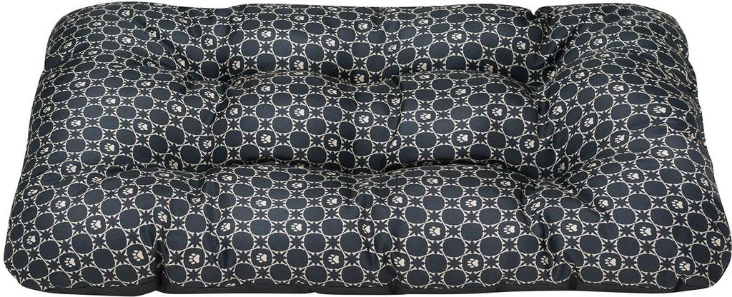 Hundebett Hundekissen Hundematratze Tierbett für Kleine, Mittlere und Grosse Hunde - Wasserdicht, Waschbar - Größe M - Louis Black