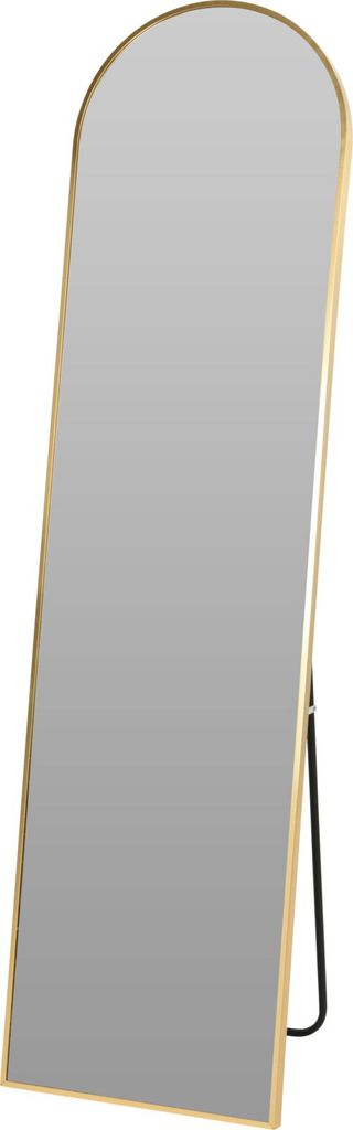 Großer Standspiegel gold 150x40 cm Produktbild 