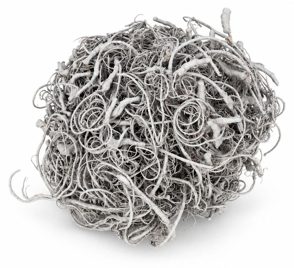 Curly Moos grau ca. 50 g Dekomoos Tamarindenfaser Basteln Produktbild 
