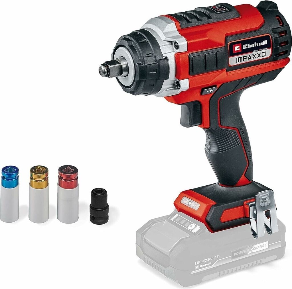 EINHELL Impaxxo 18/400 - Akumulátorový rázový uťahovák (18V Obrázok produktu 