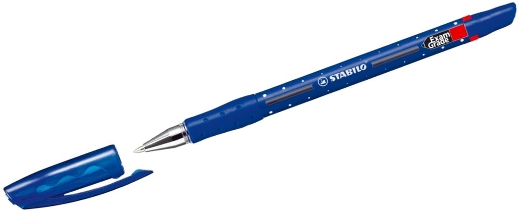 Pero kuličkové Stabilo Exam Grade, 0,45 mm, modré Zdjęcie produktu 