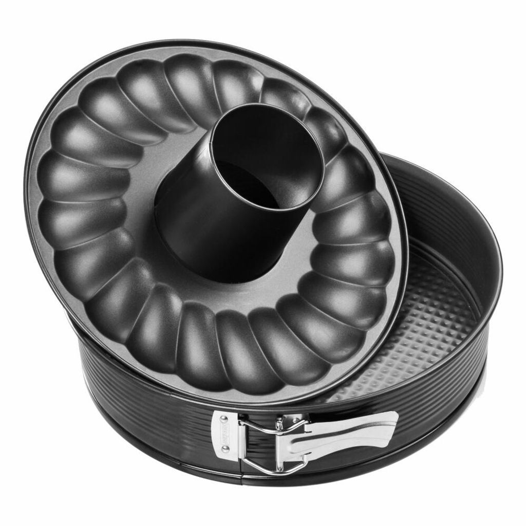 Zenker Black Metallic Springform mit Flach- und Rohrboden, Immagine del prodotto 