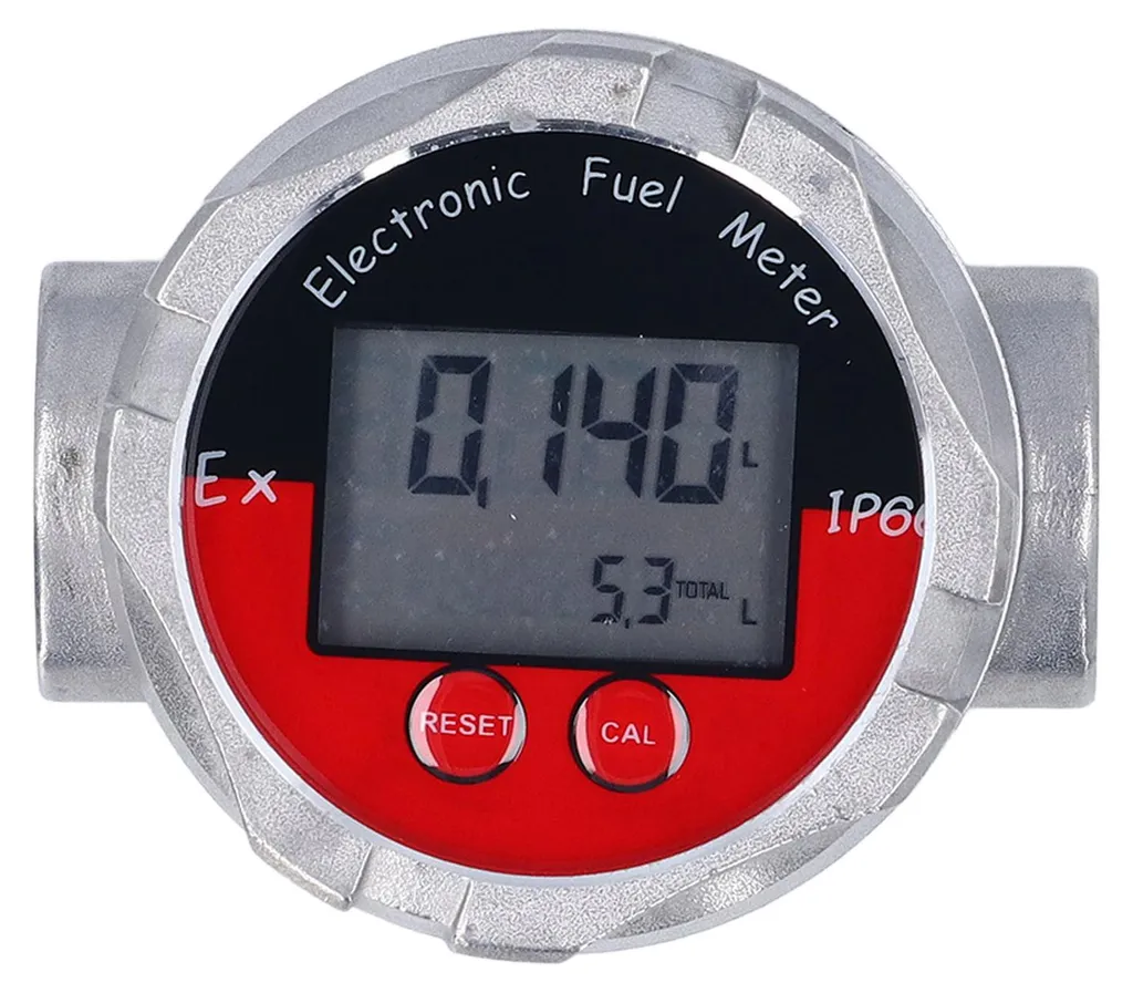 Débitmètre turbine 1 pouce LCD numérique haute précision 20 MPa