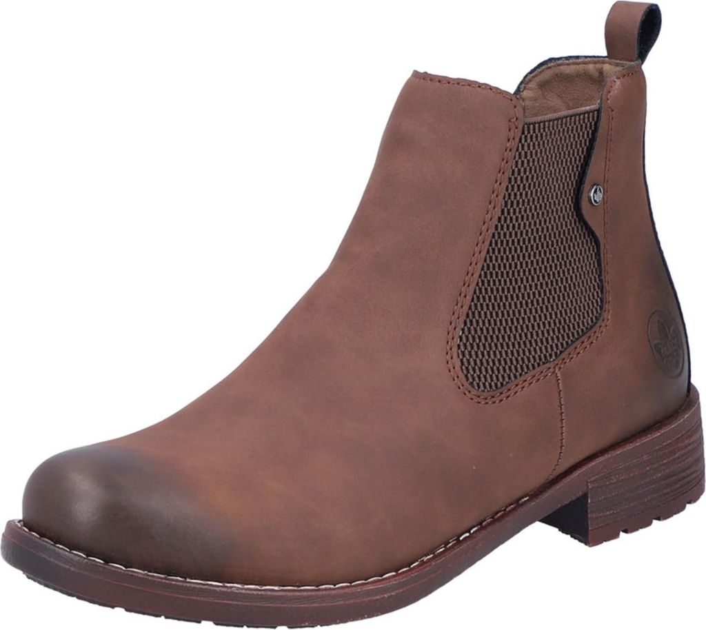 Rieker Chelsea Boots - Sherry / Braun Kunstleder : 36 : Normal Größe: 36 Weite: Normal