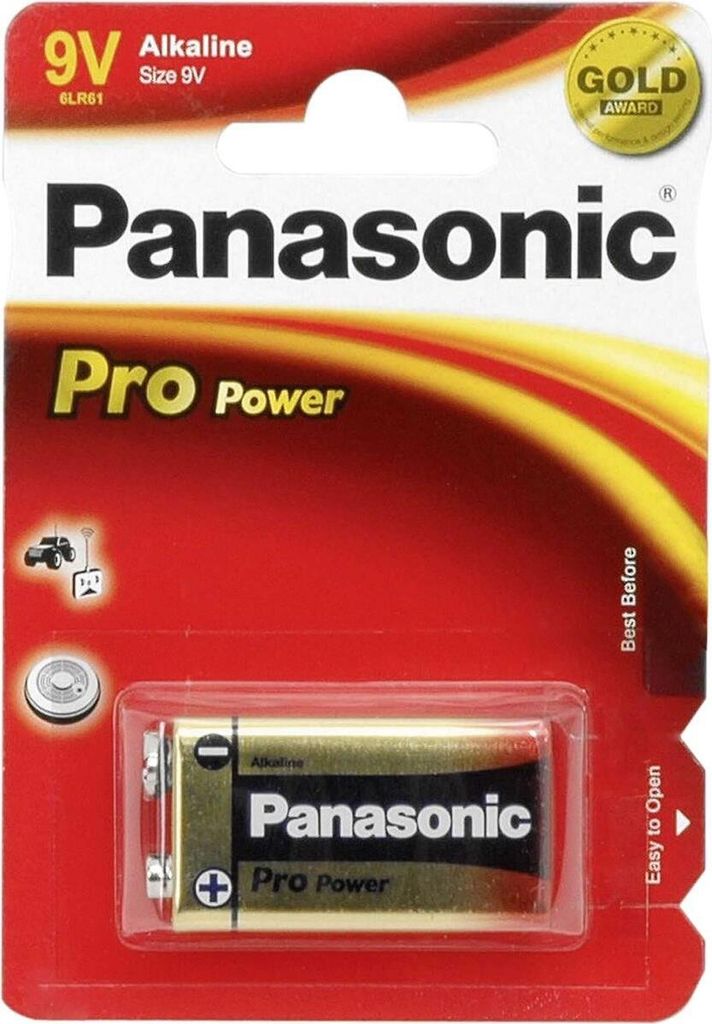 1 Panasonic Pro Power 6 LR 61 9V-Block Produktbild 
