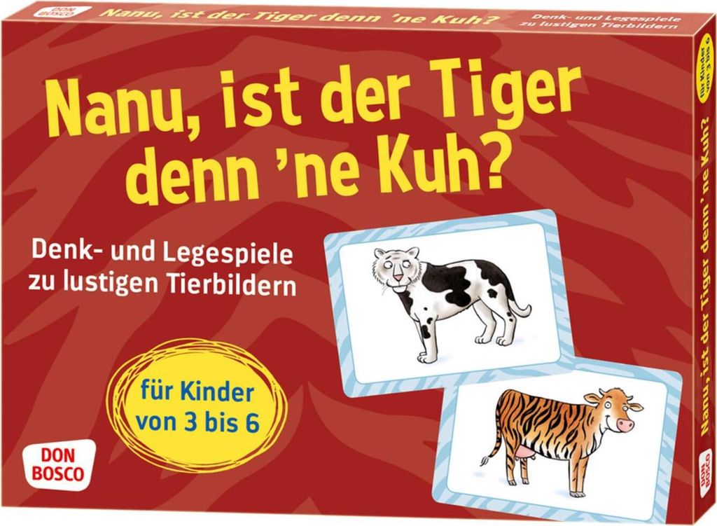 Nanu, ist der Tiger denn ́ne Kuh?