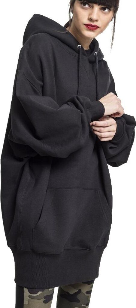 Urban Classics Kapuzenpullover Damen Ladies Long Oversize Hoody schwarz L